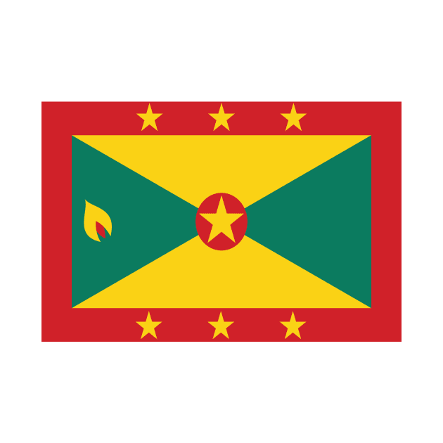 Grenada National Flag by IslandConcepts