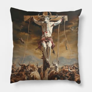 The Crucifixion of Cow Pillow