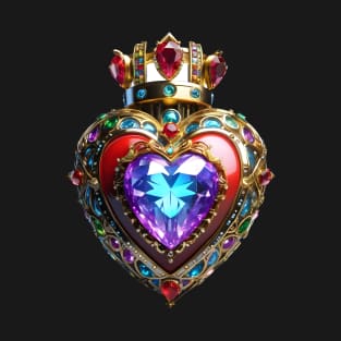 Bejewelled Heart T-Shirt