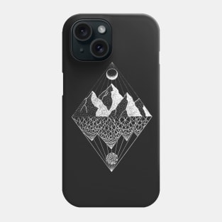 Mountains upside down Phone Case