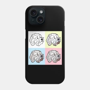 Bichon Frise Dog Four Faces Phone Case