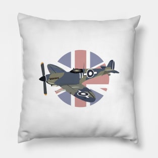 Supermarine Seafire Fighter Aircraft Pillow