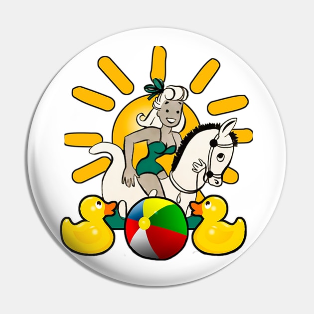 The Ball Horse and the Yellow Duck Pin by Marccelus