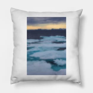 Nordkappsundet Mountains and Ice Field Pillow