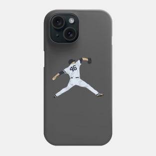 Andy Pettitte Drawing Phone Case