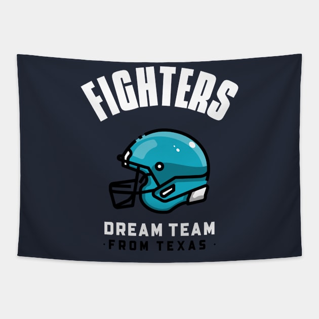 Fighters Dream Team From Texas Tapestry by Shalini Kaushal