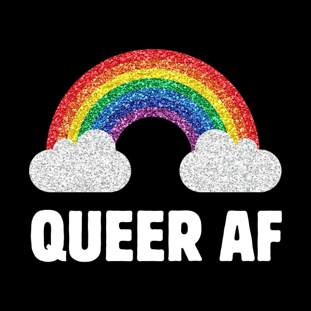 QUEER AF by Meow Meow Designs