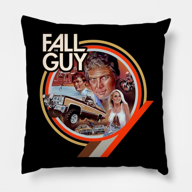 The Fall Guy Pillow by Trazzo