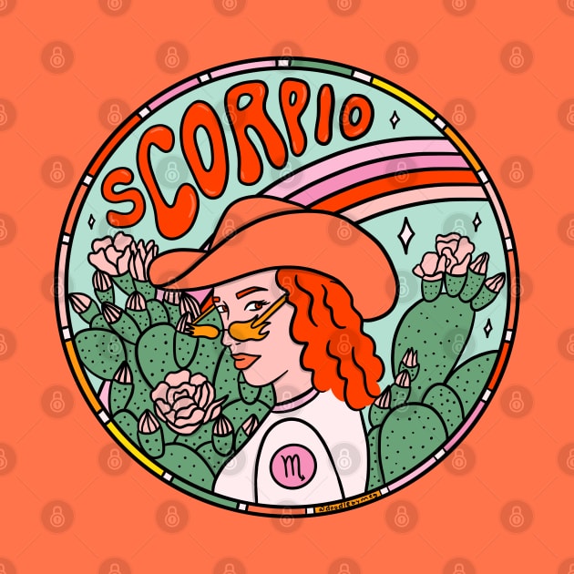 Scorpio Cowgirl by Doodle by Meg