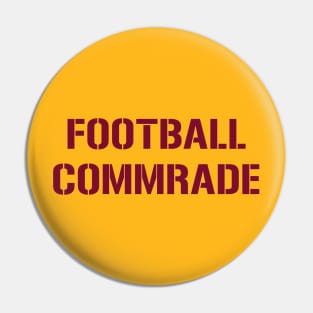 Football Commrade - Yellow Pin