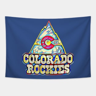 Colorado Rockies Hockey Tapestry