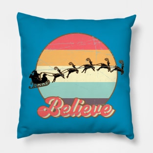 Santa Believe Pillow