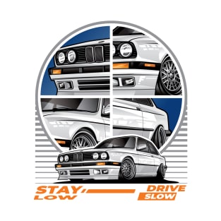 E30 erupean style of cars T-Shirt