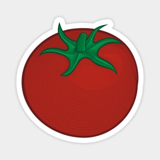 Woodcut Tomato Magnet