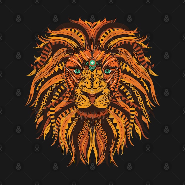 Lion Mandala by schmomsen