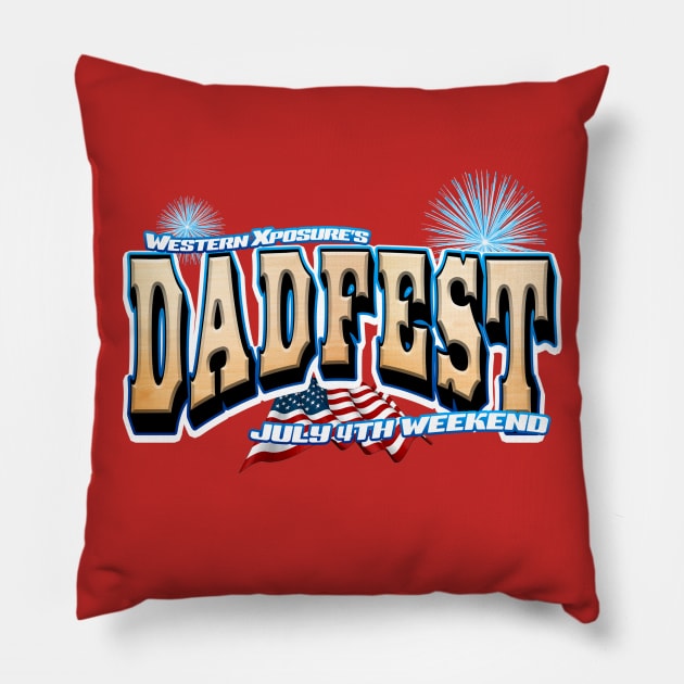 DadFest Logo Shirt Pillow by BearsOnTheProwl