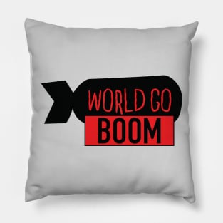 World Go Boom Pillow
