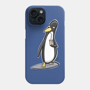 Linux Surf Penguin Phone Case