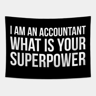 I Am An accountant What is your Superpower Tapestry