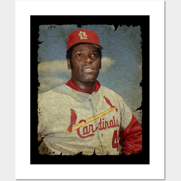 Bob Gibson - 3117 Ks - Baseball Photo Vintage - Posters and Art Prints