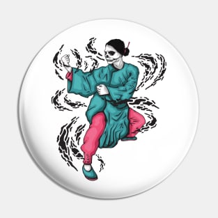 kung fu skull girl Pin