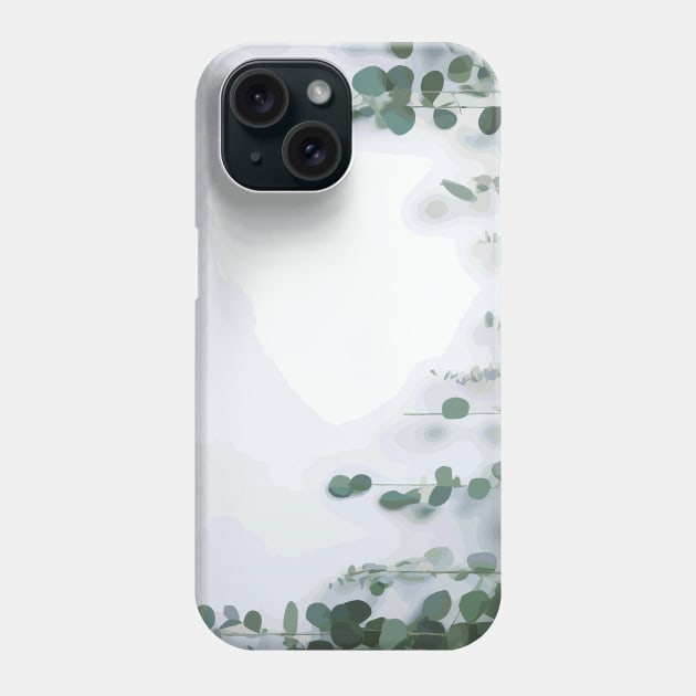 Eucalyptus Leaves and Branches Phone Case by bragova