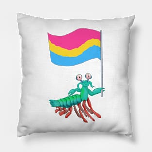 Mantis Shrimp Pansexual Pride! Pillow