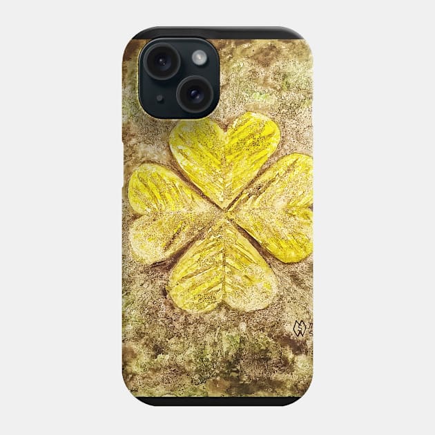 Lucky Four-Leaf Clover Phone Case by Matt Starr Fine Art