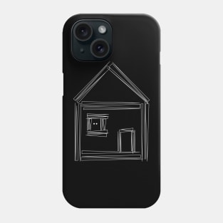 Person Watching From a House at Night Phone Case