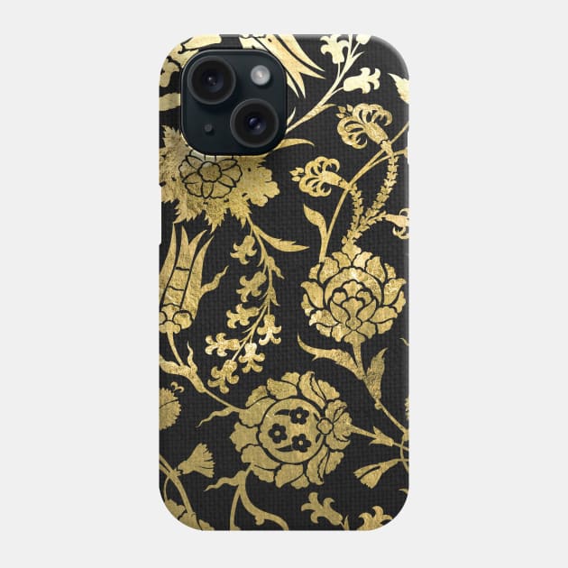 Arabic Gold pattern #7 Phone Case by GreekTavern