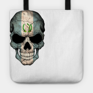 Guatemalan Flag Skull Tote