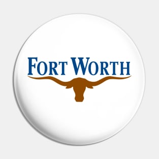 Fort Worth Flag Decal Pin