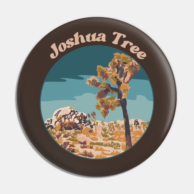 Joshua Tree Pin by Slightly Unhinged