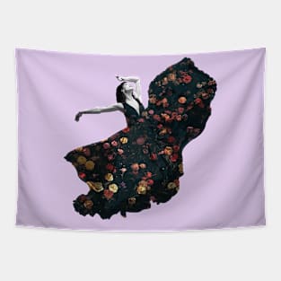 Dance in flowers Tapestry