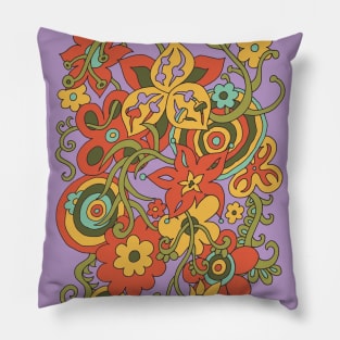 70s Retro Nights ~ Orange Pillow