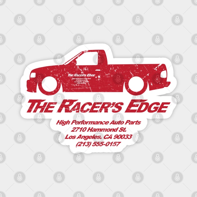 The Racer's Edge Classic V2 (Grunged) Magnet by TonieTee