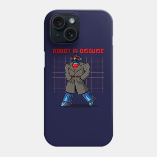 Funny Spy Detective Robot Cartoon Phone Case