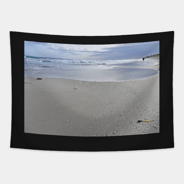 A Stroll on the Beach Tapestry by Steves-Pics