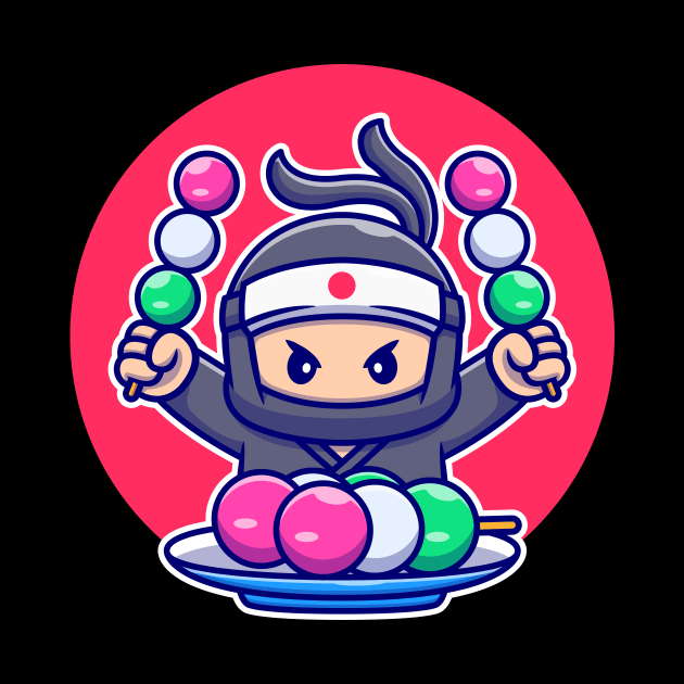 Cute Ninja Eating Dango by Catalyst Labs