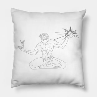 Spirit of Detroit Pillow