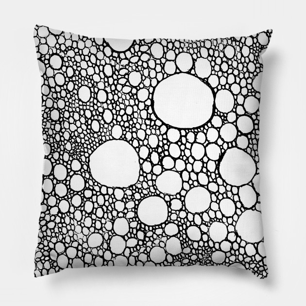 Dots Pattern Circle Pattern Black On White Dots Pattern Pillow Teepublic