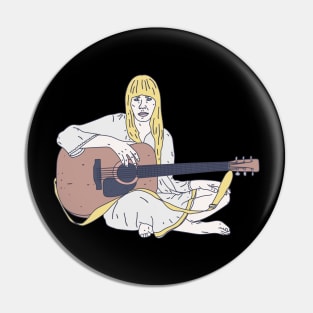 Joni Mitchell - Influential Female - Recording Artist Pin