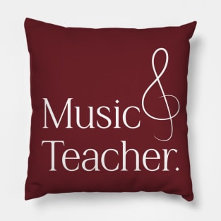 Music Teacher // Script Pillow