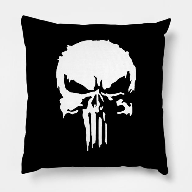 Skull Face Pillow by akkadesigns