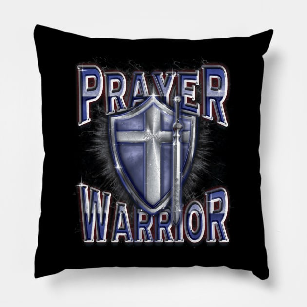 Prayer Warrior Pillow by PacPrintwear8