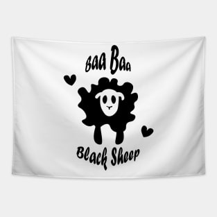 Baa Baa Black Sheep Tapestry