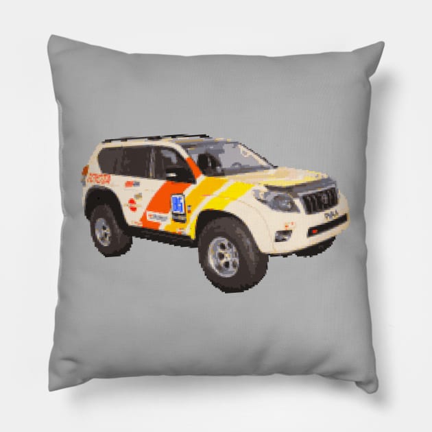 Off Road 16-bit Toyota Pillow by RodeoEmpire