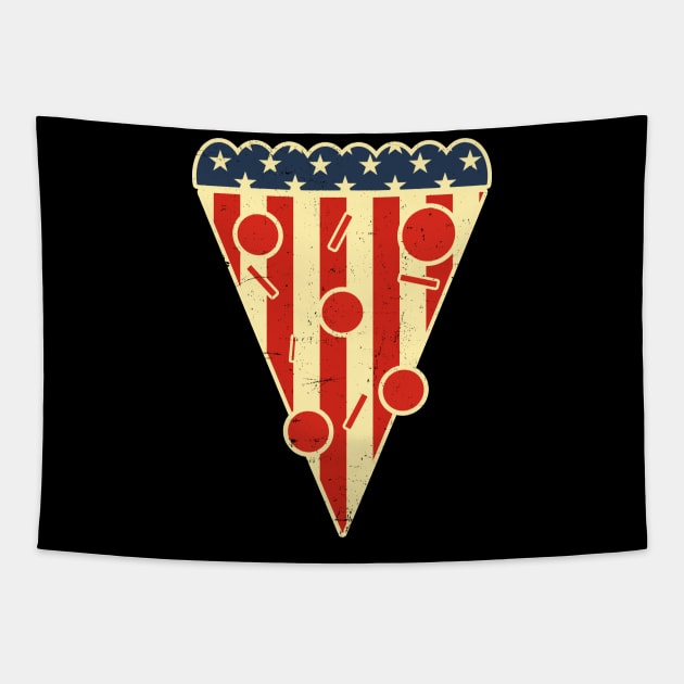 4th Of July 2020 Shirt | America Pizza Gift Tapestry by Gawkclothing