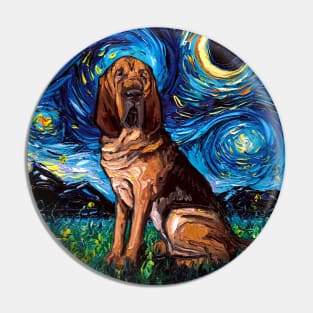 Bloodhound Night Pin