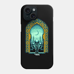 Moswue's View Cyan Phone Case